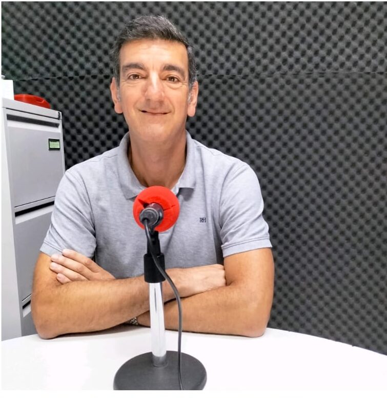 Rubén Mayoral en Onda Peñes con Rosa Somoano
