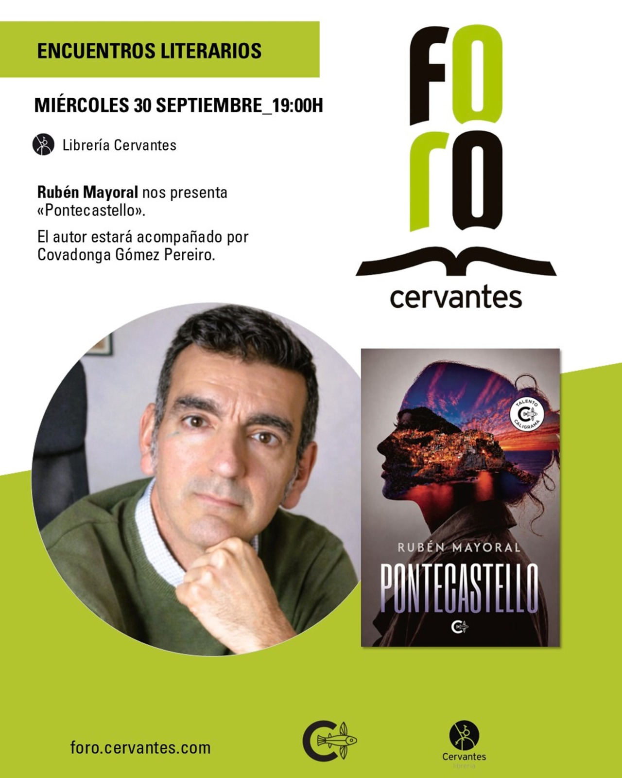 Rubén Mayoral presenta Pontecastello en Foro Cervantes